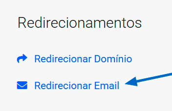 redirecionar email